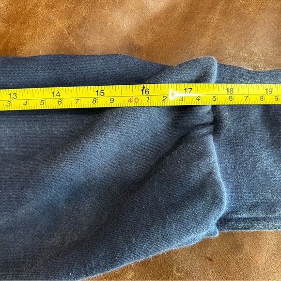 POL—Women's Blue Hoodie with Embroidered Details - Picture 5 of 7